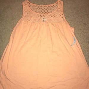 New Old Navy Orange Women’s Tank Top